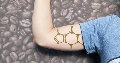 Henna Molecule Tattoo On Muscles